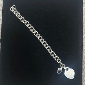 Tiffany and Co. Silver Heart Bracelet